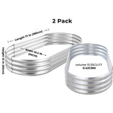 Land Guard 6ft Metal Raised Garden Bed，2 Pcs Galvanized Planter Raised Beds for Vegetables………… Land Guard