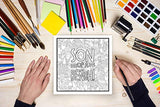 Holy Mother Forking Shirtballs: Clean Swear Word Coloring Book for Adults WoodArtSupply