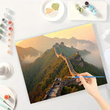 Landmark Paint by Numbers Kit for Adults - DIY Great Wall of China Landscape Painting on Canvas 16x20In, Acrylic Paint Set, Suitable for Beginners, Art for Home Decoration or Gifts DecorFriday