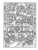 Creative Haven Home for the Holidays Coloring Book (Adult Coloring Books: Christmas) WoodArtSupply