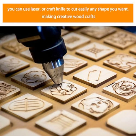 28 PCS Basswood Sheets - 4 x 6 x 1/16 Inch Thin Unfinished Craft Wood Pieces for DIY Projects, Model Making, Drawing, and Engraving SOKOSEY