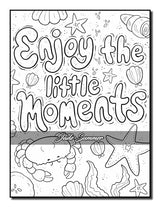 Positive Quotes: An Inspirational Coloring Book for Adults, Teens, and Kids with Positive Affirmations, Motivational Sayings, and More! (Inspirational Coloring Books) WoodArtSupply