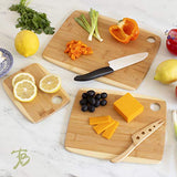 Totally Bamboo 3-Piece Two-Tone Bamboo Serving and Cutting Board Set Totally Bamboo