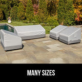GORILLA GRIP Waterproof Large Outdoor Patio Sofa Cover, 3 Seater 80 Inch, Heavy Duty 600D Furniture Covers Sets for Winter, Keep Cushions Dry, Protects from Sun, Snow, Rain, Windproof, UV Coated GORILLA GRIP