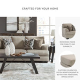 Signature Design by Ashley Stonemeade Casual Sofa with 4 Toss Pillows, Light Brown Signature Design by Ashley