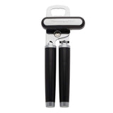KitchenAid Classic Multifunction Can Opener and Bottle Opener Easy to Use, Razor Sharp Stainless Steel Cutting Wheel, Soft Ergonomic Handles, Black KitchenAid
