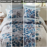 Madison Park Twin XL Comforter Set with Sheets, Floral Bed in A Bag Soft Microfiber Comforter for Twin XL Size Bed, All Season Lightweight Comforters Twin XL Bed Set, Alexis, 6 Piece Blue Madison Park