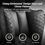 COMHOMA Big and Tall Office Chair 400LBS Wide Ergonomic Gaming Chair with Deluxe Embossing Designed Leather with Foot Rest,150°Reclining Adjustable Armrests Pocket Spring Back Support and Pillow COMHOMA