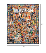 White Mountain Puzzles Television History - 1000 Piece Jigsaw Puzzle White Mountain
