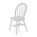 International Concepts Windsor Dining Chair, White International Concepts