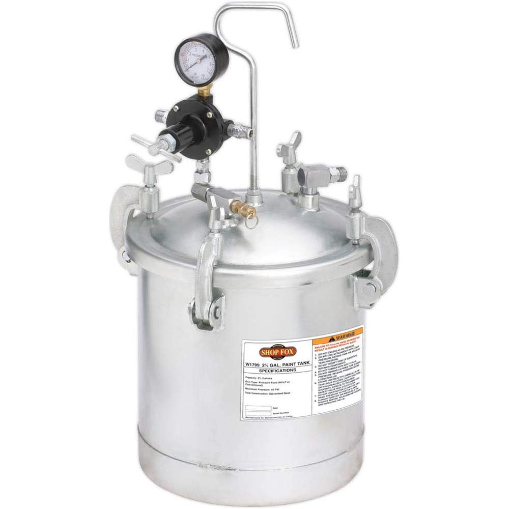 Shop Fox W1799 2-1/4 gallon Paint Tank - WoodArtSupply