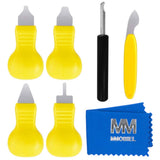 MMOBIEL 7 Pcs Watch Back Case Remover Tool Kit for Watch Repair Tool Set Back Case Opener kit for Battery Replacement MMOBIEL