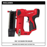 for Milwaukee 2540-20 M12 12V 23 Gauge Compact Cordless Pin Nailer - Bare Tool MGIAONSG