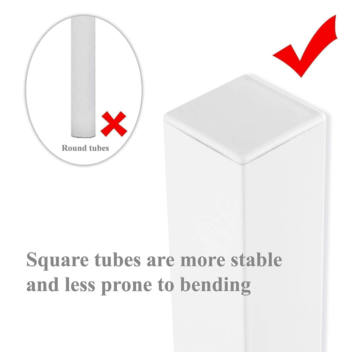 Allewie Metal Bunk Bed Twin Over Twin Size for Junior & Adults with Ladder and Heavy Duty Guardrail, Small Space Saving Design for Bedroom Kid Room and Dorm, White Allewie