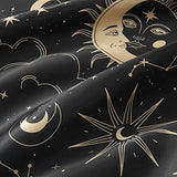 EXQ Home Satin Pillowcase for Hair and Skin Queen - Black Printed Silk Pillow Cases 2 Pack 20x30 inches - Satin Pillow Cases Set of 2 with Envelope Closure, Gifts for Women Men EXQ Home