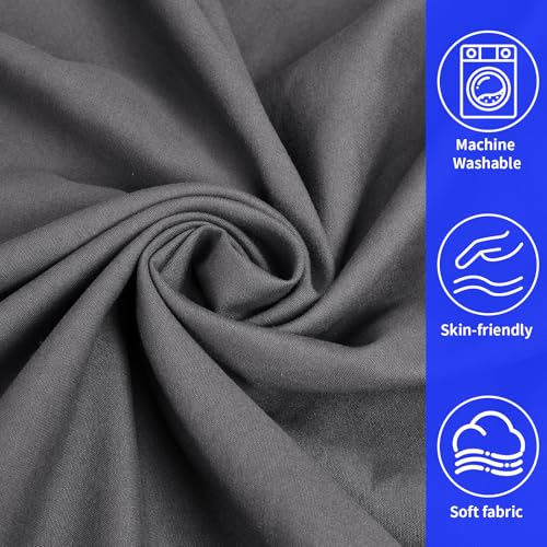 Yxzhyaba 4 Piece cot Sheet Set cot Sheets 30" x 75" x 9" cot Size Sheets Set cot Size Fitted Sheet(Gray) Yxzhyaba