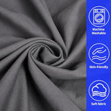 Yxzhyaba 4 Piece cot Sheet Set cot Sheets 30" x 75" x 9" cot Size Sheets Set cot Size Fitted Sheet(Gray) Yxzhyaba