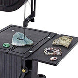 Inland Craft DB-100 Tabletop Band Saw Machine | Cuts Glass Stone Wood Metals Plastics | Includes THREE Band Saw Blades Inland Craft