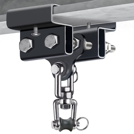 Dolibest Heavy Bag Mount, Punching Bag Hanger, I Beam Hanger, Heavy Bag Hanger for Punching Bag Accessories, Punching Bag Bracket, Beam Hanger with Swivel Hook, Ceiling Mount for Boxing Bag Dolibest