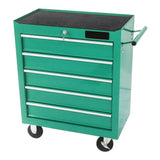 SLifet Tool Cart 5-Drawer, Tool Box with Wheels, Rolling Tool Chest, Multifunctional Tool Cart, Tool Storage Organizer Trolley with Interlock System, Mechanic Tool Storage Cabinet, for Garage SLifet