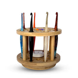 Crafts by KFRod - 2cm Holes Spinning Crochet Hook Organizer Stand Holder Compatible with Furls as Well as Susan Bates, Boye, Tulip Etimo, Clover Amour, Lykke and Many More Crafts By KFRod