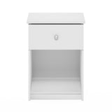 Furinno Tidur Nightstand, 1-Pack, White Furinno