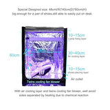 FUNGDO DIY Enclosure with Cooling Fan for DIY Shoe Icing Box Make Yellow/Oxidized Soles Icey/White Again or Making DIY 3D Printer Curing Enclosure Curing Station (Without Lamp) FUNGDO