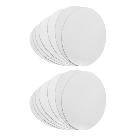 MILISTEN Sublimation Blank Fridge Magnets, 12pcs Oval Fridge Magnet Sublimation Blanks Photo Magnets for Kitchen Fridge Whiteboard Map Calendar Decor DIY Projects, Large Milisten