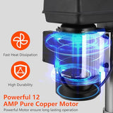 17 in Floor Drill Press with Swing-away Safety Guard, 12 Amp 120V Pure Copper Motor, 200-3630 RPM Variable Speed, 0-45° Tilting Worktable, Tabletop Drilling Machine for Wood Metal PioneerWorks