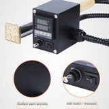 Adjustable Temperature Electric Wood Branding Iron for Custom Stamping on Wood, Leather, and More Arokimi