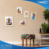 Icona Bay Combo-Sizes Gold Picture Frames Set - 10 PC (Four 4x6, Four 5x7, Two 8x10), Noble Collection Multi-Pack, Modern Professional Design for Wall Gallery Icona Bay