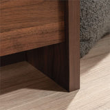 Sauder Willow Place Dual-Purpose Footboard Bookcase in Grand Walnut Finish Sauder