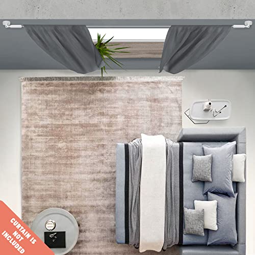Wire Curtain Hanging System - 16ft Stainless Steel Room Divider Rod | Willow & Eva Willow And Eva