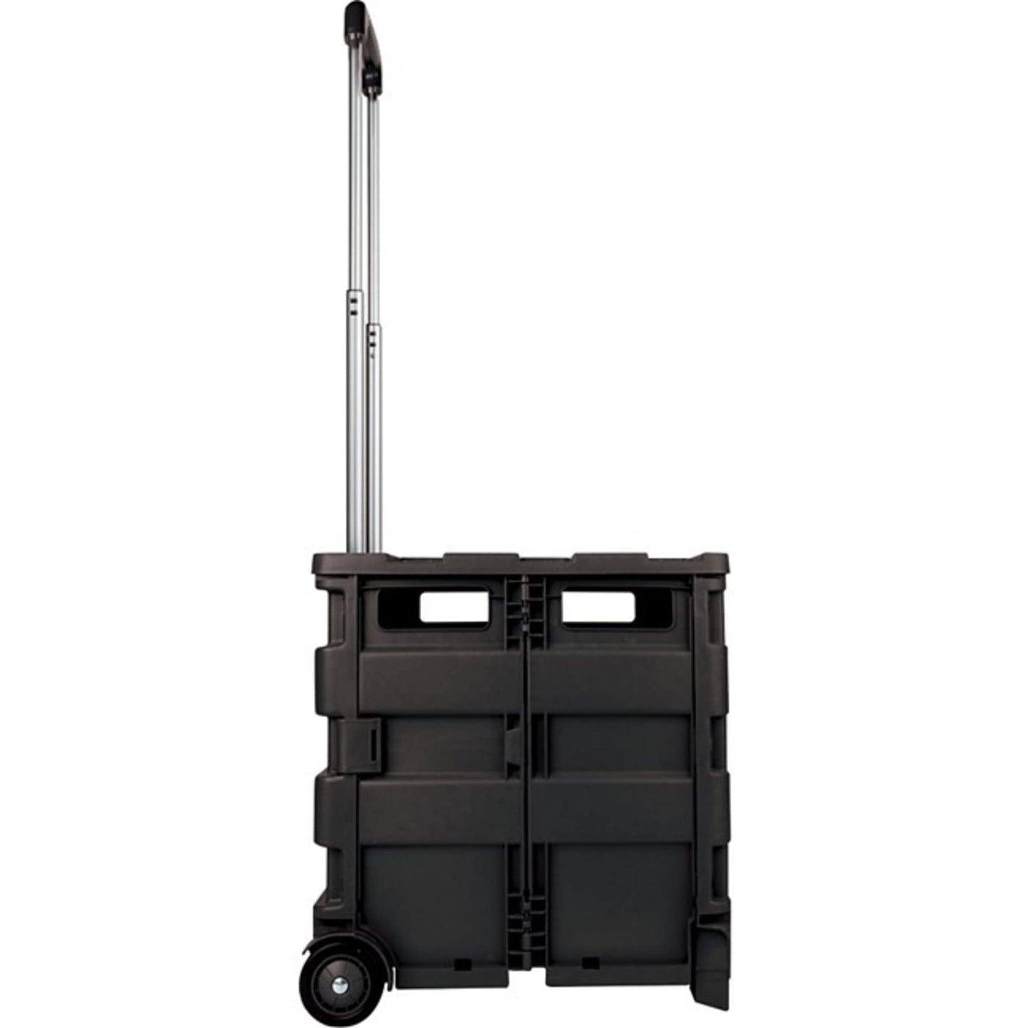 Office Depot Mobile Folding Cart With Lid, 16in.H x 18in.W x 15in.D, Black, 50801 - WoodArtSupply