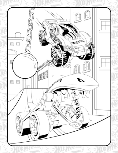 Hot Wheels: Giant Coloring Book