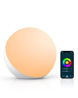 Hifree Smart Table Lamp, Dimmable Desk Lamp with App/Voice Control, LED RGB Color Changing Touch Lamp, Night Light for Bedroom Compatible with Alexa Hifree