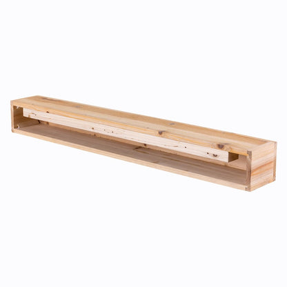 DOGBERRY Weathered Beam 48 in. Maple Mantel