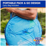 SwimWays Spring Float Premium Recliner Pool Lounger, Inflatable Pool Floats Adult with Fast Inflation for Ages 15 & Up, Sky Blue