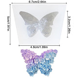 3D Flower Butterfly Silicone Molds Epoxy Resin Molds Floral Butterfly Candle Molds for Candle Making Silicone Mold for DIY Scented Candles Plaster Soap Molds Fondant Cake Decorating Chocolate Molds RUIYDZ