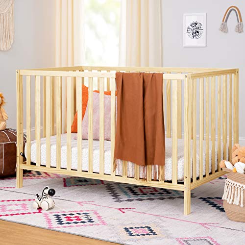 DaVinci Union 4-in-1 Convertible Crib in Natural, Greenguard Gold Certified, 1 Count (Pack of 1) - WoodArtSupply