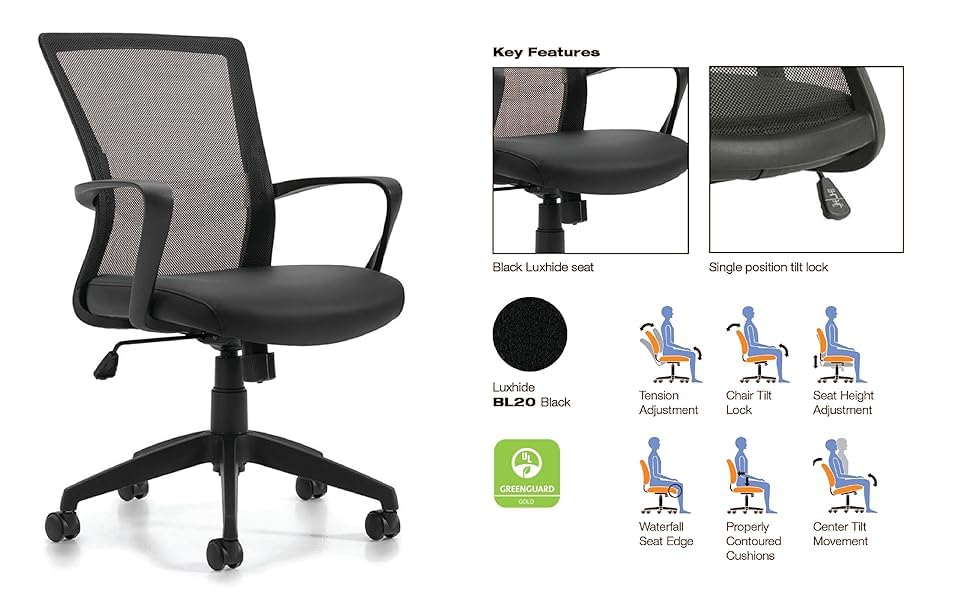 GOF 6FT, 8FT, 10FT Conference Table & Chair (G10705B) Set, Dark Cherry, Espresso, Artisan Grey, Mahogany, Walnut (6ft Table with 4 Chairs, Artisan Grey) GOF