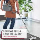 Hoover Commercial PORTAPOWER Lightweight Canister Vacuum Cleaner with Attachments, Portable Carriable Handheld Small Professional Grade Bagged, 8 Pounds, CH30000, Black Hoover