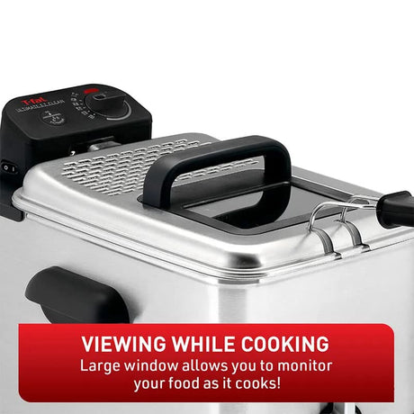 Deep Fryer with Automatic Oil Filter (FR800051) - Stainless Steel, 3.5 L T-Fal