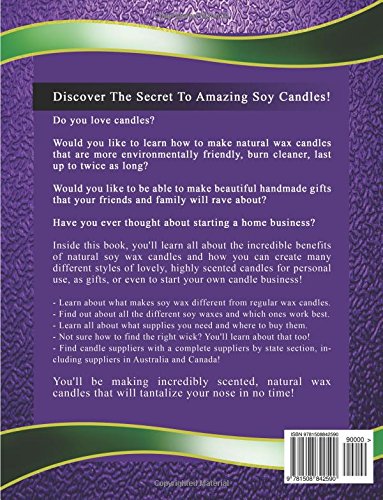 The Soy Candle Making Book WoodArtSupply