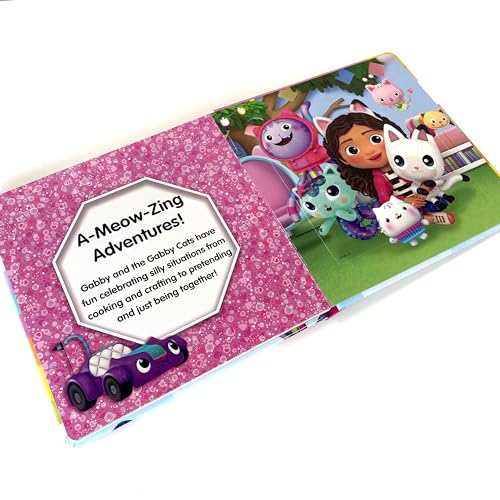 Gabby's Dollhouse My First Puzzle Book - Jigsaw Puzzles for kids, 10-page board book, 5 puzzles to enjoy