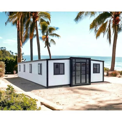 House for 40FT Tiny House,Portable Prefab House with Bedrooms,1 Full Equiped Bathroom and Kitchen, Prefabricated Container House