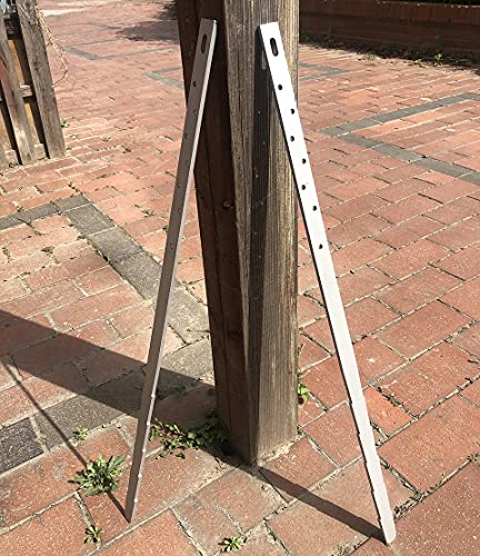 UniExtra Fence Post Repair Stakes (to Fix Broken Post) (Pack of 4) Goognice