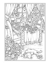 Creative Haven Home for the Holidays Coloring Book (Adult Coloring Books: Christmas) WoodArtSupply