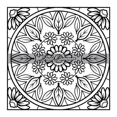 100 Mini Mandalas: A Mandala Coloring Book for Adults and Kids with Easy, Cute, and Tiny Designs for Stress Relief and Relaxation WoodArtSupply