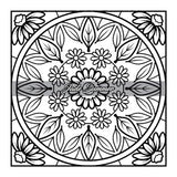 100 Mini Mandalas: A Mandala Coloring Book for Adults and Kids with Easy, Cute, and Tiny Designs for Stress Relief and Relaxation WoodArtSupply